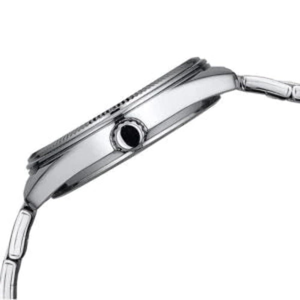 Casio unisex kvartsist käekell, 39 mm korpusega, rohelise analoogkellaplaadi ja hõbedase metallrihmaga MTP-1302PD-3AVEF – detailne vaade