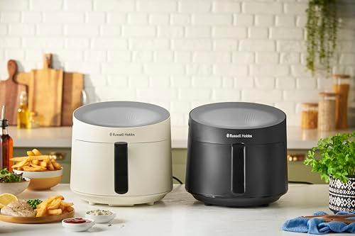 Russell Hobbs kuumaõhufritüür 5L [10 programmi | vaatlusaken] AirFryer (õlivaba fritüür, küpsetamine, grillimine, röstimine, kuni 200°C, nõudepesumasinas pestav, kreem) SatisFry Panoramic 27421-56 – pilt 11