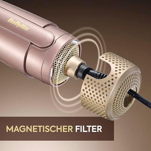 BaByliss Air Power Volume soenguhari – 2-in-1 kuumaõhuhari ja sirgendushari, Anti-Frizz ioontehnoloogia, kauakestev volüüm, professionaalne 1000W föönihari, AS95E – pilt 10