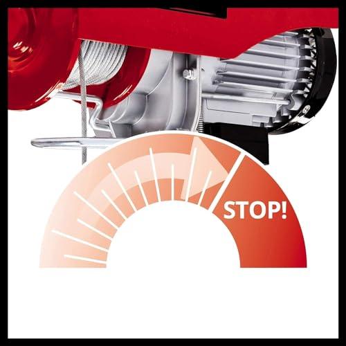 Einhell trossitõstuk TC-EH 600 (1050 W, kandevõime ilma plokita 300 kg 18 m/koos plokiga 600 kg 9 m, 18 m terastross (Ø 4,5 mm), turvaklambriga koormakonks) – kasutusnäide