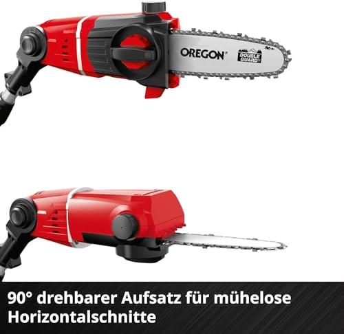 Einhell akuga multifunktsionaalne tööriist GE-HC 18 Li T Kit (18V, 3Ah, 2-ühes hekilõikur ja kettsaag, Oregon juhtplaat, koos aku ja laadijaga) – pilt 10
