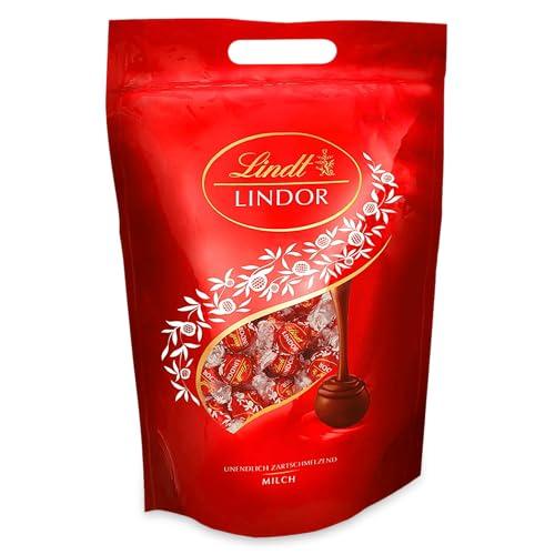 Lindt Šokolaad LINDOR Piimašokolaadi Trühvlid | 2 kg Kott | Umbes 155 LINDOR Piimašokolaadi Trühvlit Õrna Täidisega | Pralinee Kingitus | Suurpakk | Šokolaadikink