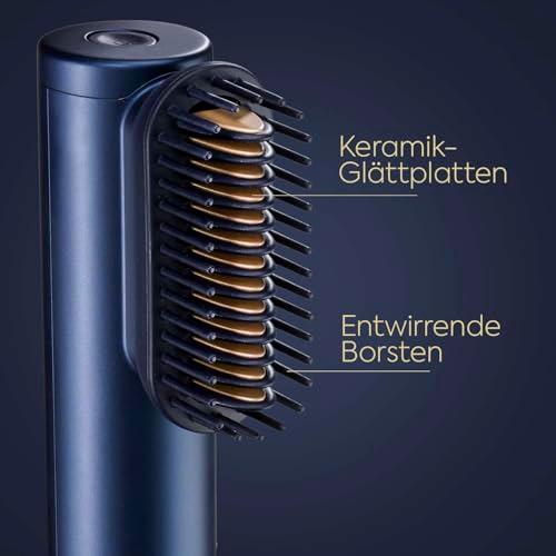 BaByliss Air Wand, 3-ühes föön, sirgendaja ja soenguviimistlus, ioontehnoloogia, kiire digitaalne mootor, 3 otsikut, ei kahjusta juukseid, AS6553E – pilt 10