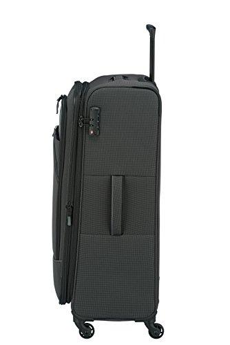 paklite Reisikohver 4 rattaga, pehme kohver, suur laiendatav DERBY trolley, stiilne kohver dehnfalteniga, TSA lukk, 77 cm, 102 – 115 liitrit – pilt 10