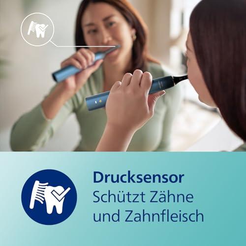 Philips Sonicare DiamondClean 9000 seeria elektriline hambahari – helitehnoloogiaga hambahari, puhtamad hambad ja suuhooldus C3 Premium Plaque Defense harjapeadega, akvamariin (mudel HX9911/89) – pilt 8