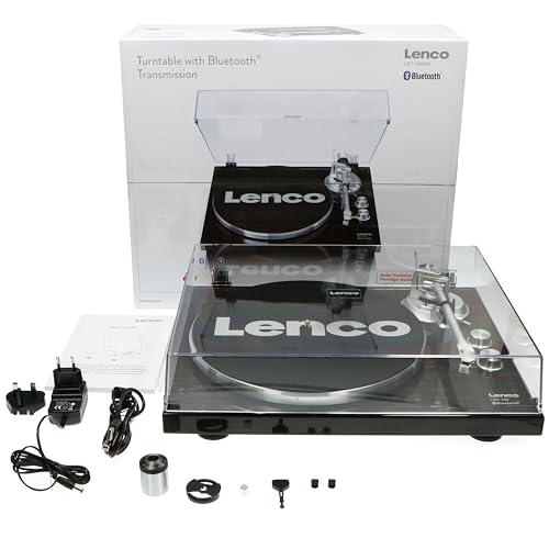 Lenco LBT-188 Plaadimängija – Bluetooth-plaadimängija – Rihmülekanne – 2 kiirust 33 ja 45 p/min – Anti-Skating – Vinüülplaatide digitaliseerimine MP3-ks – Tumepruun, LBT-188 WA, Pähkel – pilt 14