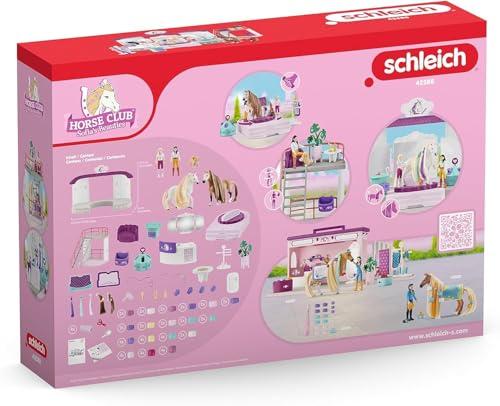 schleich HORSE CLUB 42588 Sofia’s Beauties Hobuste Ilusalong koos Talliga, Harjadega, Tarvikute ja Figuuridega – 99-osaline Mängukomplekt Kammimiseks Mõeldud Lakkadega Hobusega – Hobuste Mänguasi alates 4. eluaastast – pilt 10