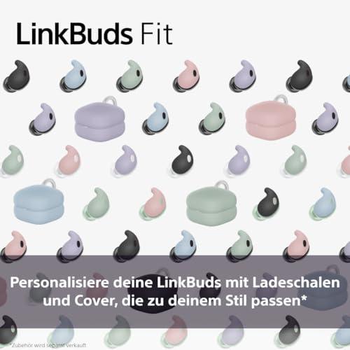 Sony LinkBuds Fit – Tõeliselt juhtmevabad mürasummutavad Bluetooth-kõrvaklapid – Mugav kogu päeva, IPX4, ümbritseva heli režiim, 21h aku kestvus, multipoint-ühendus, iOS & Android – Must – pilt 10