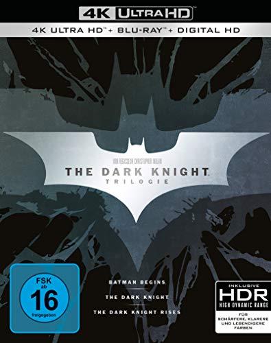 The Dark Knight Triloogia Piiratud Väljaanne [4K UHD] + [Blu-ray] (eksklusiivne Amazon.de-s) – pakend ja tarvikud