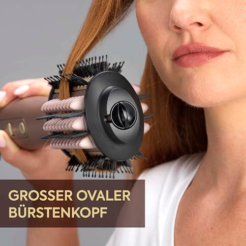 BaByliss Air Power Volume soenguhari – 2-in-1 kuumaõhuhari ja sirgendushari, Anti-Frizz ioontehnoloogia, kauakestev volüüm, professionaalne 1000W föönihari, AS95E – pakend ja tarvikud