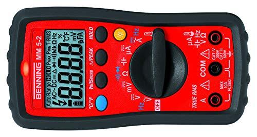 Benning MM 5-2 TRMS-digitaalne multimeeter, 044071, punane, must – lisavaade