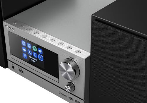 KENWOOD M-7000S-S – Nutikas mikromuusikakeskus internetiraadio, DAB+, CD/USB ja audiovoogedastusega, hõbedane – lisavaade