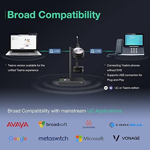 Yealink WH62 Mono DECT juhtmeta peakomplekt Teams, must – pilt 10
