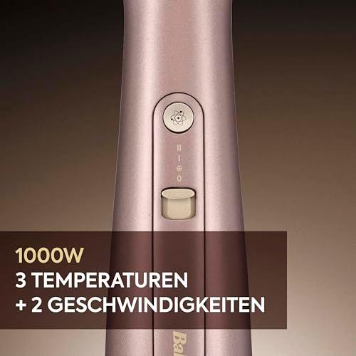 BaByliss Air Power Volume soenguhari – 2-in-1 kuumaõhuhari ja sirgendushari, Anti-Frizz ioontehnoloogia, kauakestev volüüm, professionaalne 1000W föönihari, AS95E – pilt 8