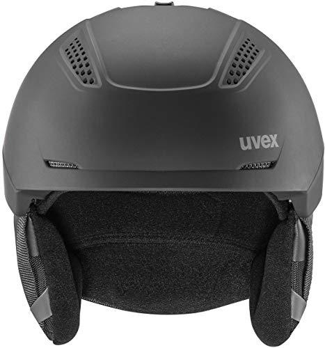 uvex ultra – vastupidav suusakiiver naistele ja meestele – individuaalselt kohandatav suurus – vahetatav sisustus – must matt – 55-59 cm – detailne vaade