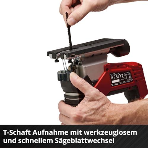 Einhell Professional akuga tikksaag TP-JS 18/135 Li BL Power X-Change (18 V, 135 mm lõikesügavus puidus, 26 mm lõikehoog, harjavaba, sisaldab saelehte, ilma akuta ja laadijata) – pilt 9