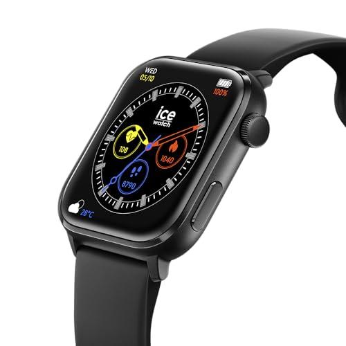 ICE-WATCH – Ice Smart 2.0 Must – Musta silikoonrihmaga nutikell meestele – 022535 (1,96 tolli) – pakend ja tarvikud