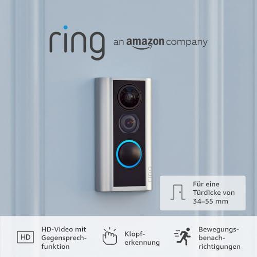 Ring Video-Uksesilm (Door View Cam) | Videouksekell asendab uksepiiluja | Uksekell kaameraga, HD-video, kahepoolne suhtlus | Sobiv uksepaksusele 34mm – 55mm | Video-uksekell – pilt 6