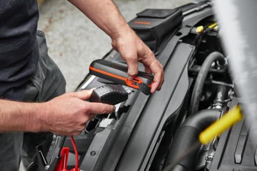 OSRAM BATTERYstart 300, Auto starthoob, Liitiumakuga käivitusabi 1500A 12V mootorrattale ja autole, Powerbank-funktsiooniga kuni 6L bensiin- ja 3L diiselmootoritele, Must – pilt 7