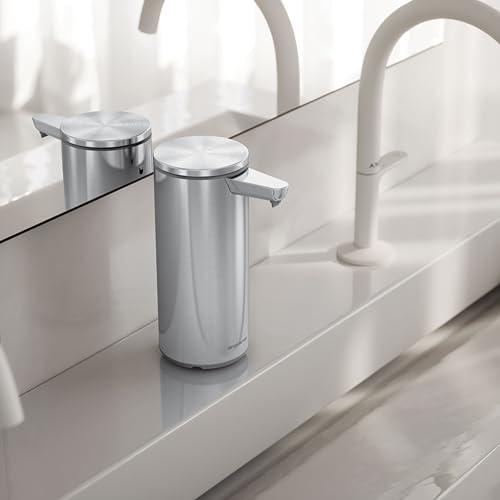 simplehuman 266 ml sensorseebidosaator (2024 mudel), taaslaetav automaatne vedelseebidosaator, muudetav doseerimine, tilgavaba ventiil, IP67 veekindel, harjatud roostevaba teras, ST1082 – pilt 6