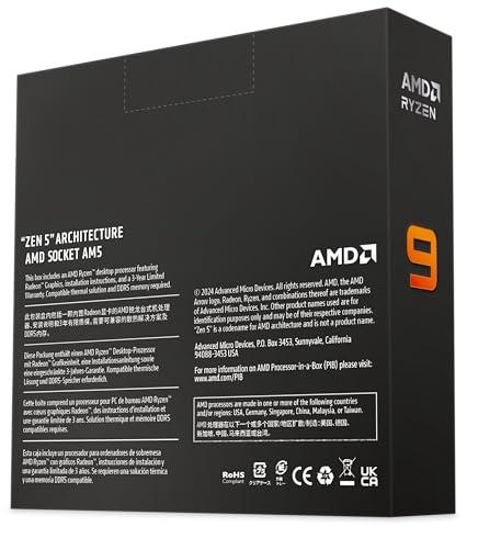 AMD Ryzen 9 9950X 4.3/5.7GHz protsessor – lisavaade