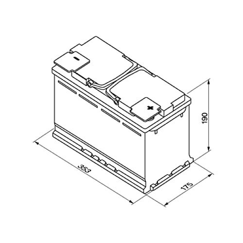 Bosch Automotive 0092S5A130 AGM-aku 12 V 95 Ah 850 A B13 – kasutusnäide