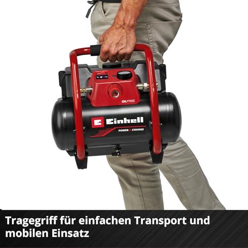 Einhell akuga kompressor TE-AC 36/150 Li OF-Solo Power X-Change (36 V, max. 8 bar, 6 l paak, 150 l/min imemisvõimsus, manomeeter, õlivaba, ilma akuta) – pilt 9