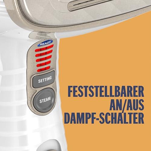 Conair Turbo ExtremeSteam aurusti 5 seadistusega | Auruvoog 25 g/min | Kiire kuumenemine | 3 otsikut erinevatele kangastele + viigiklots | valge/beež – pilt 13