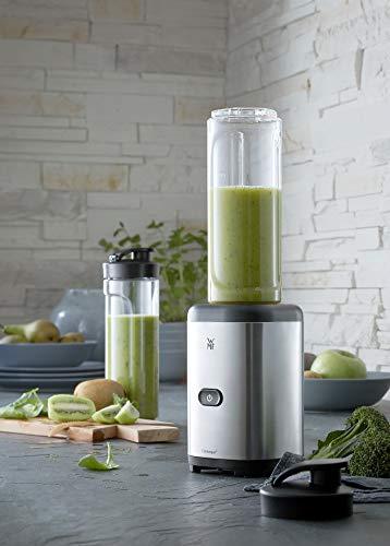 WMF Küchenminis kompaktne blender, mini standmixer, 400 W, väike blender, klaaskann 0,8 l, impulssrežiim, Cromargan matt – pilt 16