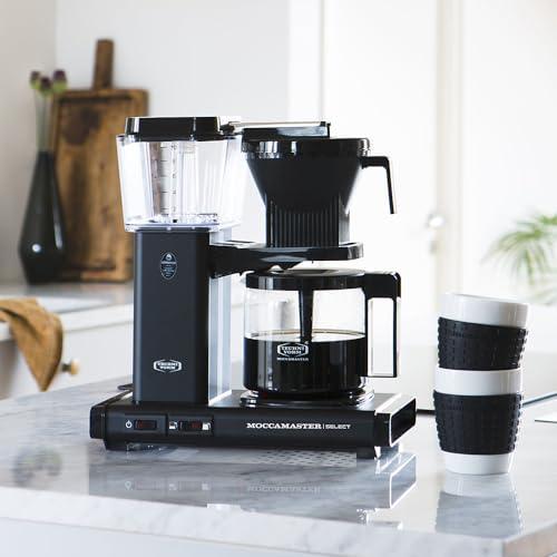 Moccamaster KBG Select, Kohvimasin, Filtrikohvimasin, Retro, Matt Must, 1.25L – pilt 8