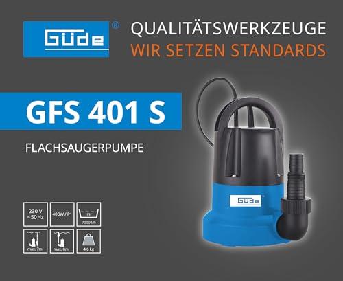 Güde lamedaimupump GFS 401 S (400 W, voolumaht 7000 l/h, maksimaalne tõstekõrgus 8 m, maksimaalne imemiskõrgus 7 m, Noryl-tööratas, roostevabast terasest võll, termokaitse, 10 m toitekaabel, minimaalne käivituskõrgus 30 mm) – pilt 10