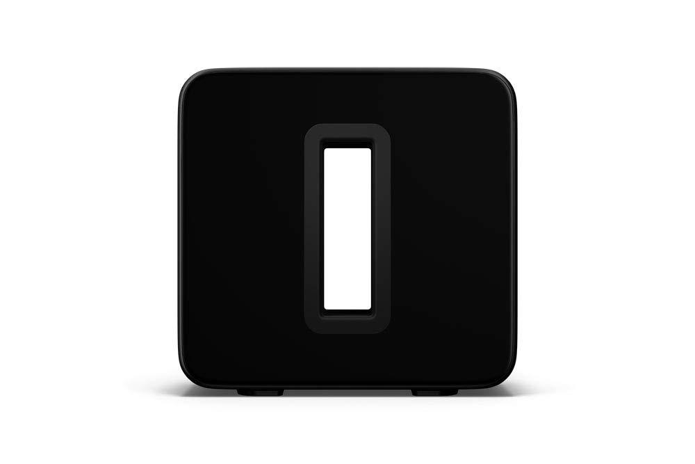 Sonos Sub, must – Võimas WiFi-subwoofer dünaamiliste ja sügavate basside jaoks – Elegantne multiroom subwoofer esmaklassilise heli nautimiseks (Gen.3)