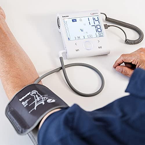Beurer BM 96 Cardio vererõhuaparaat EKG-funktsiooniga, vererõhu ja pulsi mõõtmiseks õlavarrelt, koduseks kasutamiseks, kodade virvendusarütmia (AFib) tuvastamiseks ja insuldi ennetamiseks, sobib õlavarrele 22-42 cm – pilt 14
