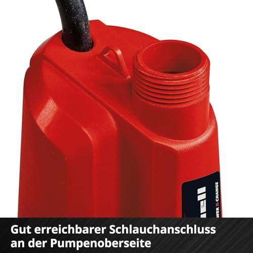Einhell aku-sukelduspump/Regenveepump GE-PP 18 RB Li-Solo Power X-Change (18 V, maksimaalne surve 2 bar, kuni 3.000 L/h, paindlik akukarp, ilma akuta) – pilt 9