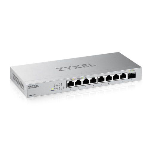 Zyxel 8-port 2.5G Multi-Gig haldamata switch 1 x 10G SFP+ | Laua- või seinakinnitus [XMG-108]