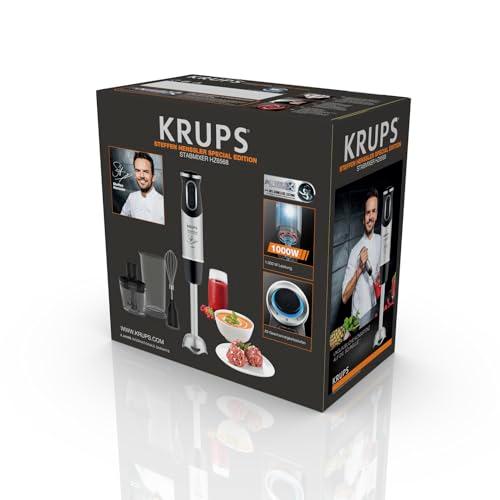Krups Steffen Henssler Special Edition HZ656815 Saumikser, 1000W, Roostevaba teras, 800 ml, Must/Hõbedane – pilt 9
