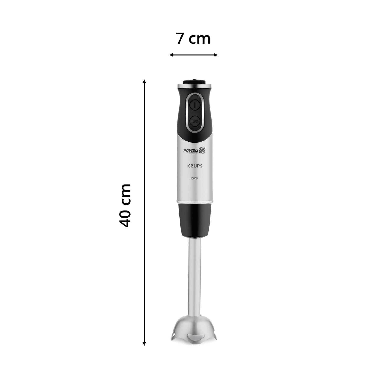 Krups Steffen Henssler Special Edition HZ656815 Saumikser, 1000W, Roostevaba teras, 800 ml, Must/Hõbedane – pilt 8