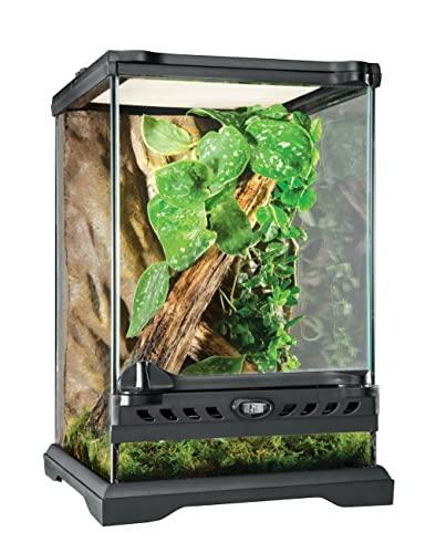 Exo Terra klaasterraarium unikaalse esiventilatsiooniga, 20 x 20 x 30 cm