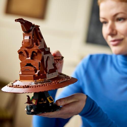 LEGO Harry Potter Kõnelev Müts, Sigatüüka Mudel Täiskasvanutele, Filmikingitus Naisele ja Mehele, Emale ja Isale, Juhuslike 31 Heli Kombinatsiooniga, Määrab Sinu Sigatüüka Maja 76429 – pilt 12
