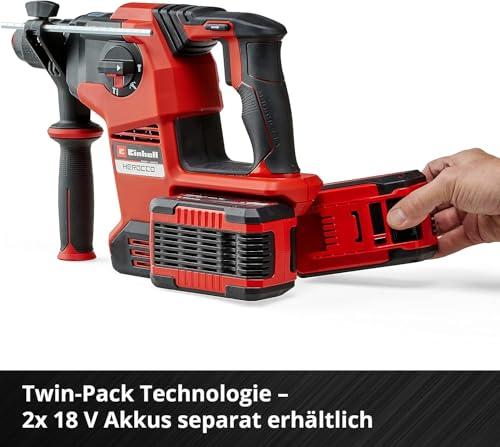 Einhell akutoitega puurvasar Herocco 36/28 Power X-Change (Twin-Pack, puurimiseks/vasarpuurimiseks/meiseldamiseks fikseerimisega ja ilma, 3.2 J, harjadeta, SDS+, koos E-Boxiga, ilma aku ja laadijata) – pilt 8