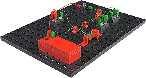 fischertechnik 559883 PROFI E-tronic – Elektroonikakomplekt lastele alates 9. eluaastast, eksperimentide komplekt transistorite ja kondensaatoritega, arendab tehnilist arusaama, must – pilt 11