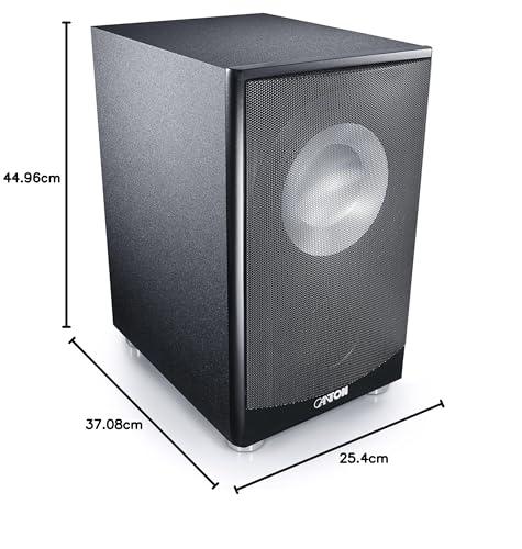 Canton AS 85.3 SC Võimas Aktiivsubwoofer (200/280W) must – pilt 6