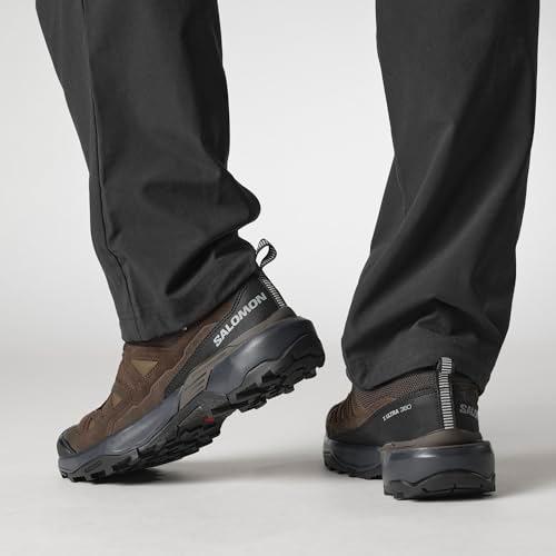 Salomon X Ultra 360 Leather Gore-Tex Veekindlad Meeste Matkajalatsid, Välitingimustele Valmis, Haarduvus, Kaitse Kõigis Ilmades, Dark Earth, 45 1/3 – pilt 7