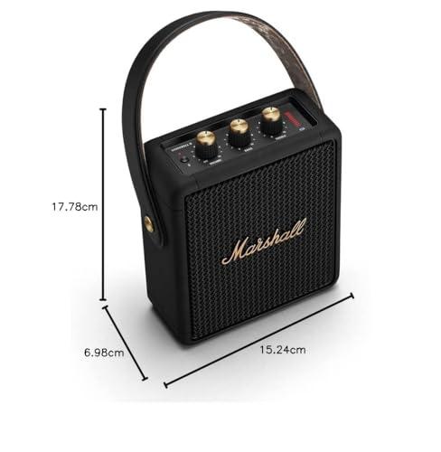 Marshall Stockwell II kaasaskantav Bluetooth-kõlar – Must ja Messing – pilt 13