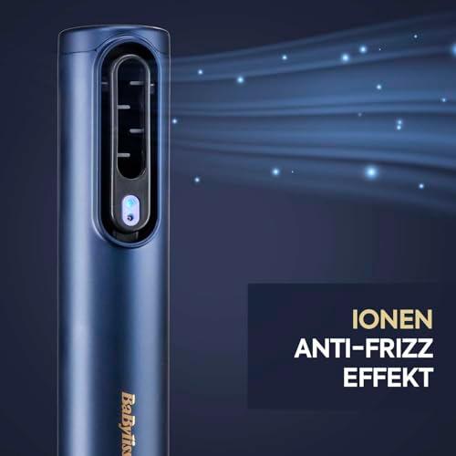 BaByliss Air Wand, 3-ühes föön, sirgendaja ja soenguviimistlus, ioontehnoloogia, kiire digitaalne mootor, 3 otsikut, ei kahjusta juukseid, AS6553E – pilt 7