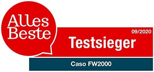 Caso FW2000 Elektriline lihaveski, sh küpsisetarvik, 800 W nominaalne, 2000 W lukustatud, umbes 2 kg/min, alumiiniumvalu korpus, võimas mootor – pilt 13