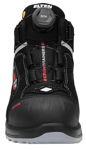 ELTEN turvajalatsid SANDER XXT Pro BOA ESD S3, Meeste, Tekstiil, Kerge plastikkork, Sportlik, Must/Punane, Suurus: 45 – detailne vaade