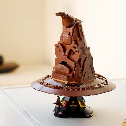 LEGO Harry Potter Kõnelev Müts, Sigatüüka Mudel Täiskasvanutele, Filmikingitus Naisele ja Mehele, Emale ja Isale, Juhuslike 31 Heli Kombinatsiooniga, Määrab Sinu Sigatüüka Maja 76429 – pilt 9