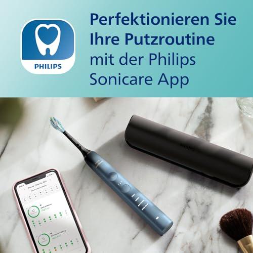 Philips Sonicare DiamondClean 9000 seeria elektriline hambahari – helitehnoloogiaga hambahari, puhtamad hambad ja suuhooldus C3 Premium Plaque Defense harjapeadega, akvamariin (mudel HX9911/89) – pilt 6
