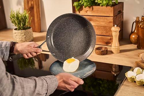 BALLARINI Salina praepann, 28 cm, alumiinium, keraamiline mittekleepuv kate titaan-alusega, kriimustuskindel keraamiline pann kõigile pliiditüüpidele, sobib induktsioonile [Valmistatud Itaalias] – pilt 10